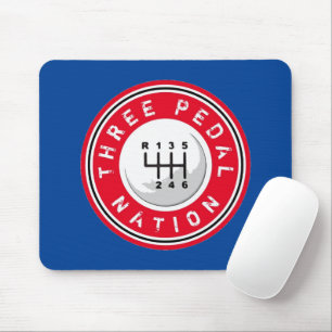 THREE PEDAL NATION MOUSE PAD