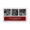 Three Photos Plus One - Dark Maroon