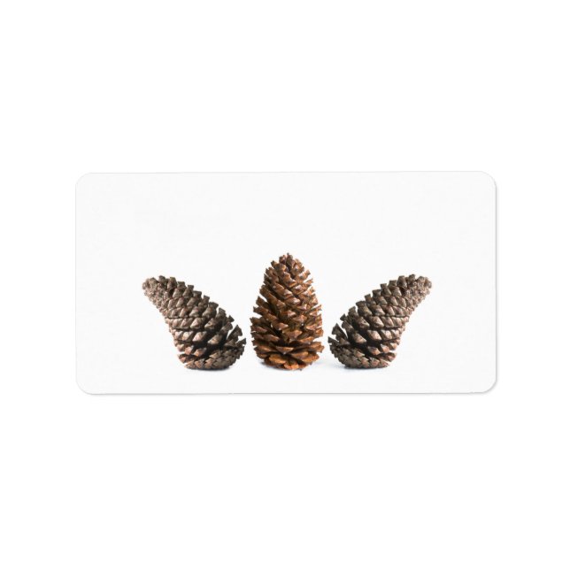 Three pinecones label (Front)
