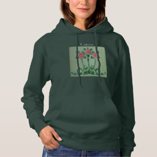 Three Pink Roses Thunder_Cove Hoodie