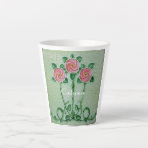 Three Pink Roses Thunder_Cove Latte Mug