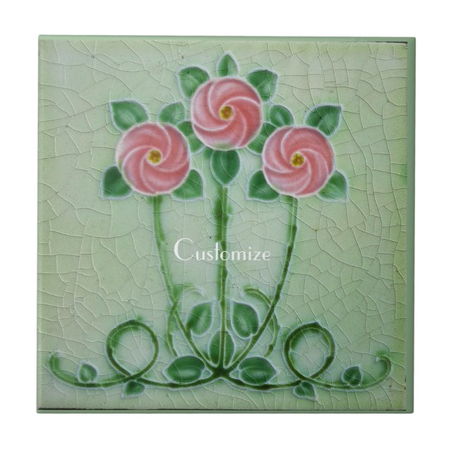 Three Pink Roses Thunder_Cove Tile (Front)