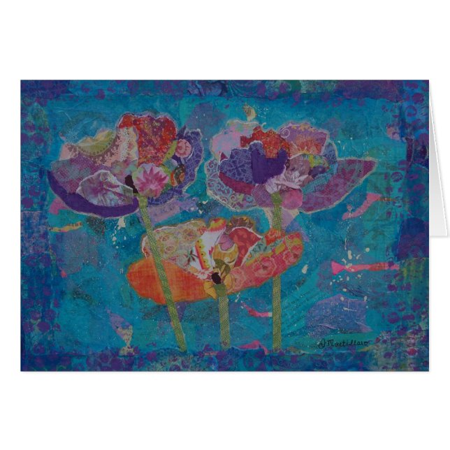 Three Poppies Collage (Front Horizontal)