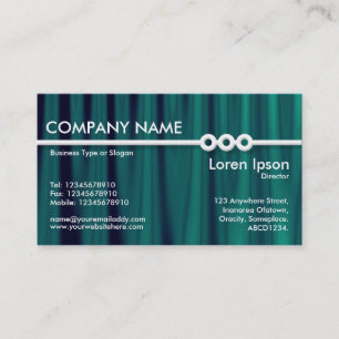 Three Portholes Line - Drapery 03 Business Card