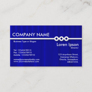 Three Portholes Line - Drapery 05 Business Card