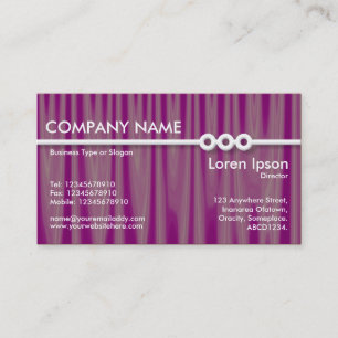 Three Portholes Line - Drapery 06 Business Card