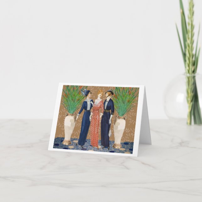 Three Proper Ladies Card (Front)