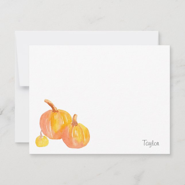 Three Pumpkins Card (Front)