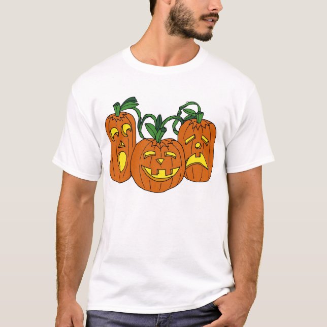 Three Pumpkins T-Shirt (Front)