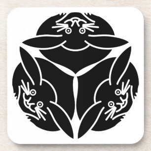 Three rabbits coaster