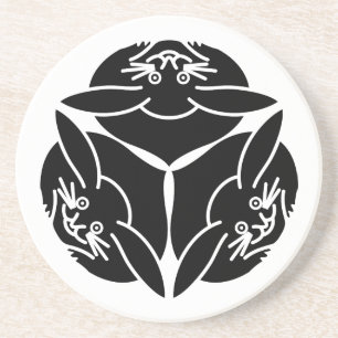 Three rabbits coaster