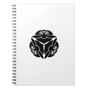 Three rabbits spiral notebook