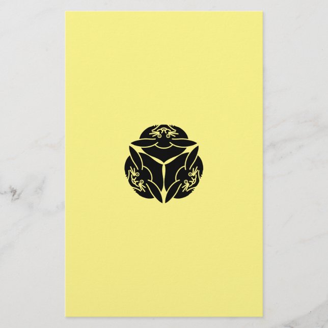 Three rabbits stationery (Front)