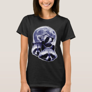 Three Racoon Moons Wolves Parody T-Shirt