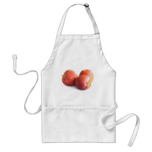 Three red apples standard apron