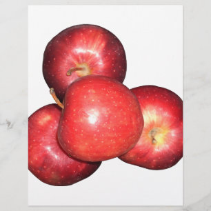 Three Red Apples: Vibrant Trio Delight
