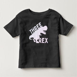 Three Rex 3 rd Birthday Shirt,Three Year Olds  Bab Toddler T-Shirt