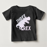 Three Rex 3 rd Birthday Shirt,Three Year Olds