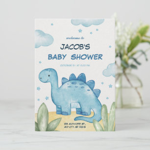 three rex birthday invitation