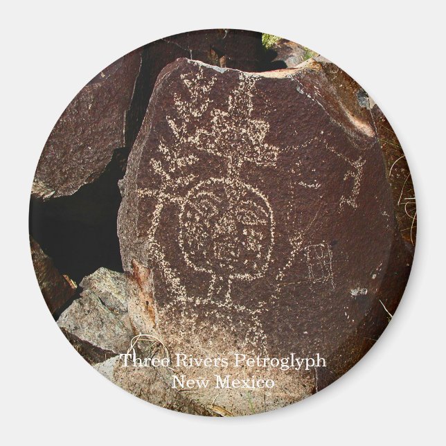 Three Rivers Petroglyph Magnet (Front)