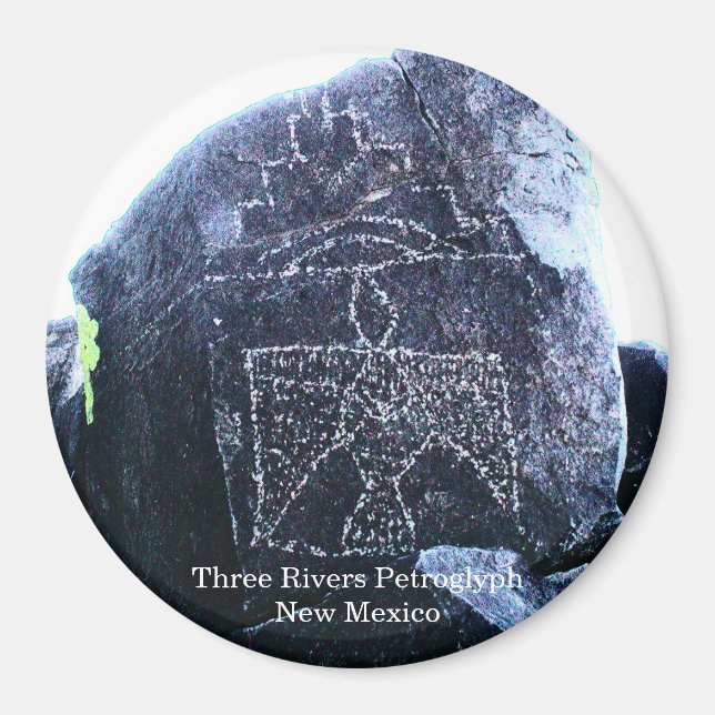 Three Rivers Petroglyph Magnet (Front)