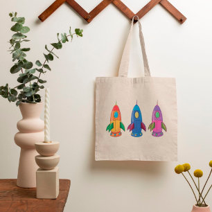 Three Rockets Tote Bag