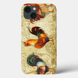 Three Roosters iPhone 13 Case