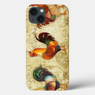 Three Roosters iPhone 13 Case