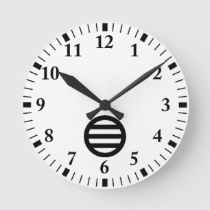 Three round clock
