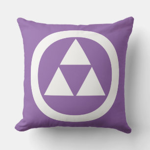 three round scales cushion