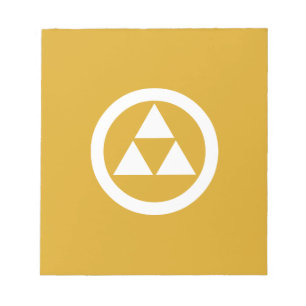 three round scales notepad