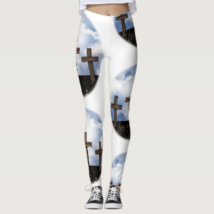 Three Rugged Crosses Leggings