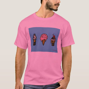 "THREE SCOOPS" T-Shirt