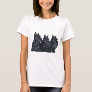 Three Scottish Terriers T-Shirt
