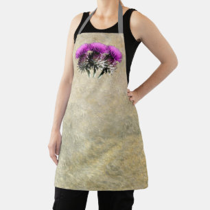 Three Scottish Thistles Apron