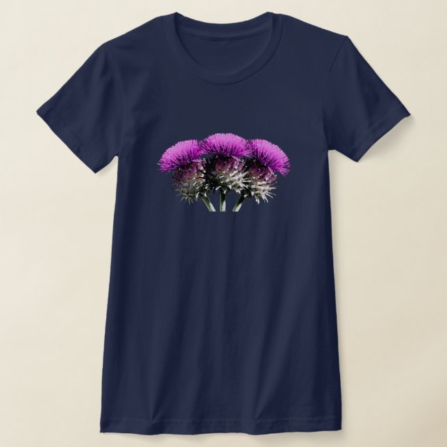 Three Scottish Thistles T-Shirt (Laydown)