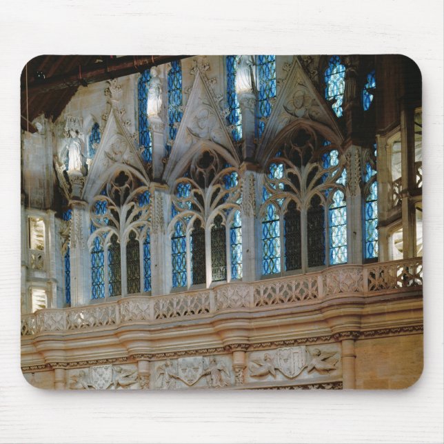 Three sculptured fireplaces in the Salle Mouse Pad (Front)