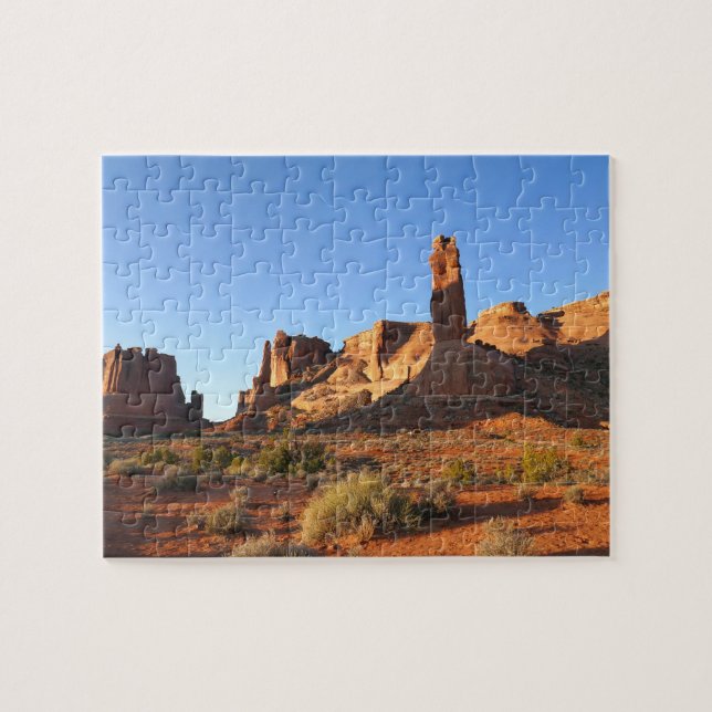 Three Sisters at Arches National Park Jigsaw Puzzle (Horizontal)