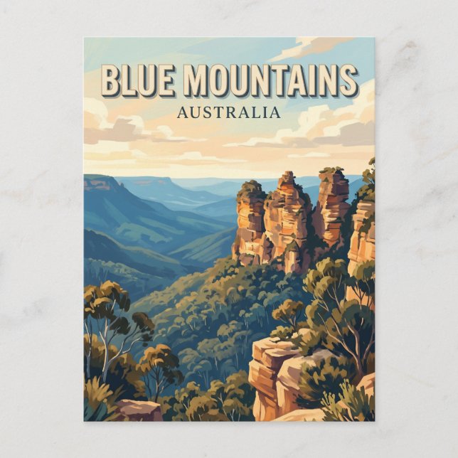 Three Sisters Australia Postcard (Front)