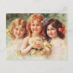 Three Sisters - Émile Vernon Postcard