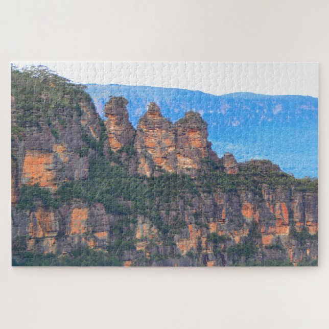 Three Sisters, Katoomba, Australia Jigsaw Puzzle (Horizontal)
