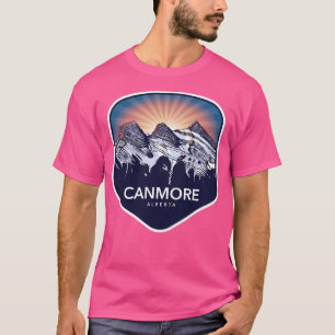 Three Sisters Mountains Canmore Alberta Canada T-Shirt