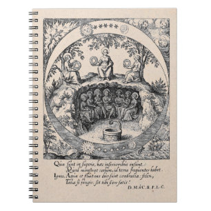 Three Sisters of Alchemy Spiral Notebook