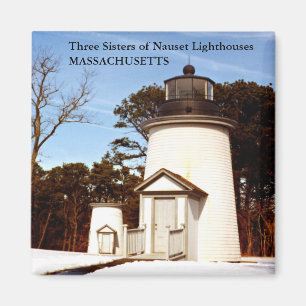 Three Sisters of Nauset Lighthouses Magnet