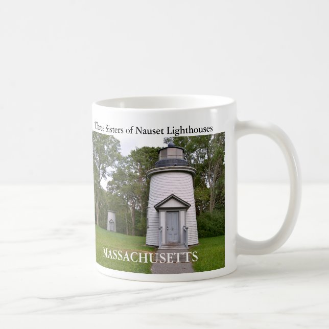 Three Sisters of Nauset Lighthouses Mug (Right)