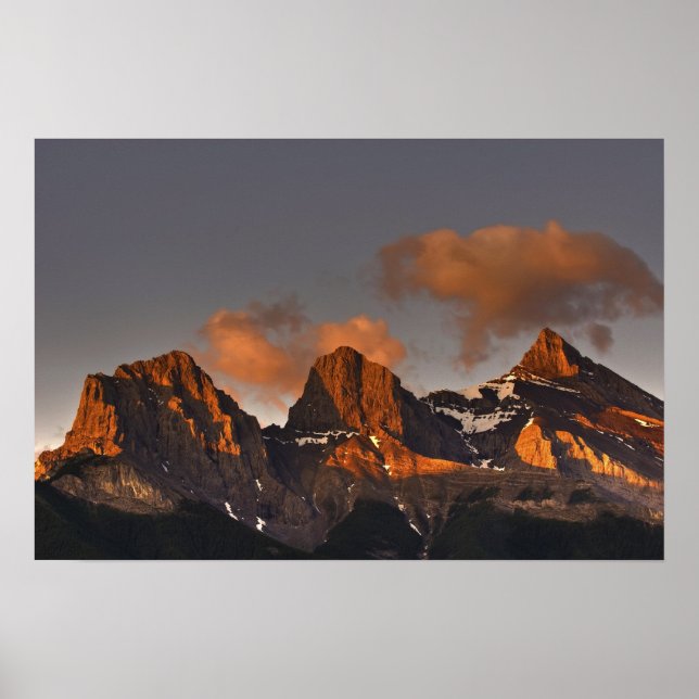 Three Sisters Sunrise Poster (Front)