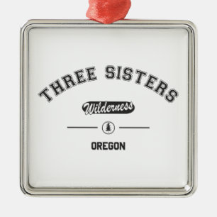 Three Sisters Wilderness Metal Tree Decoration