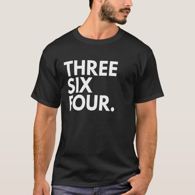 THREE SIX FOUR Area Code 364 Bowling Green KY Kent T-Shirt (Front)