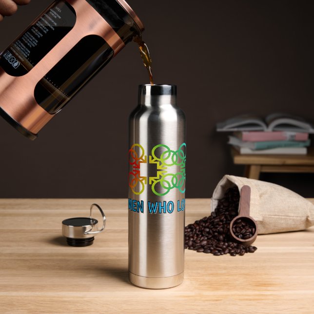 Three Sizes of Aluminium Water Bottles (Coffee (Rotated))