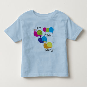 Three Snails I'm  This Many Tshirts and Gifts